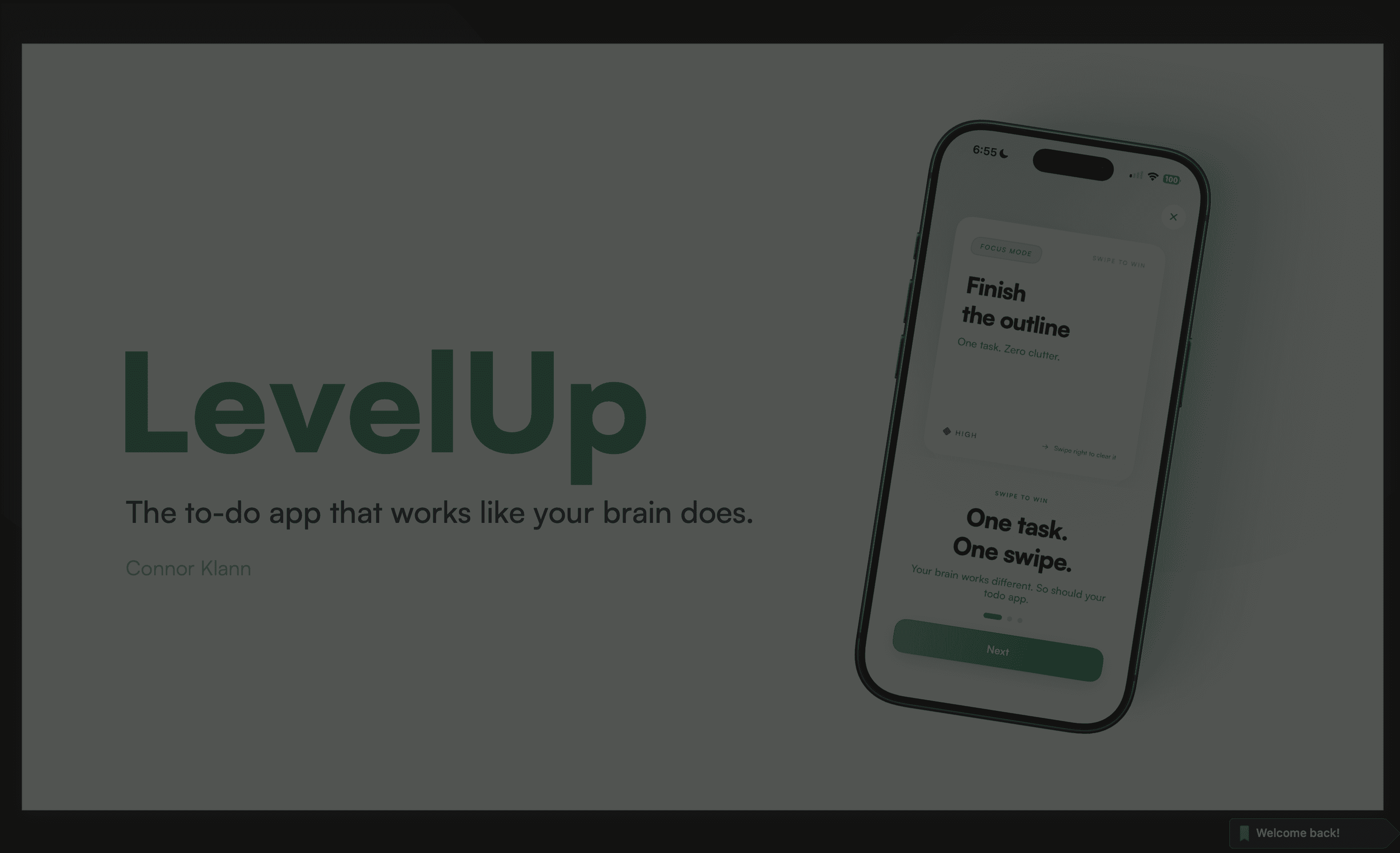 LevelUp iOS app promo